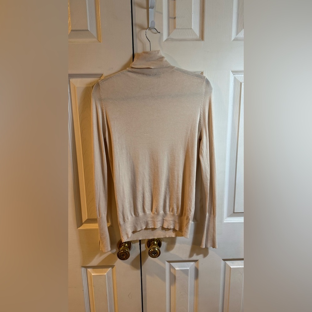 Zara Cream Turtleneck Sweater - Picture 6 of 6